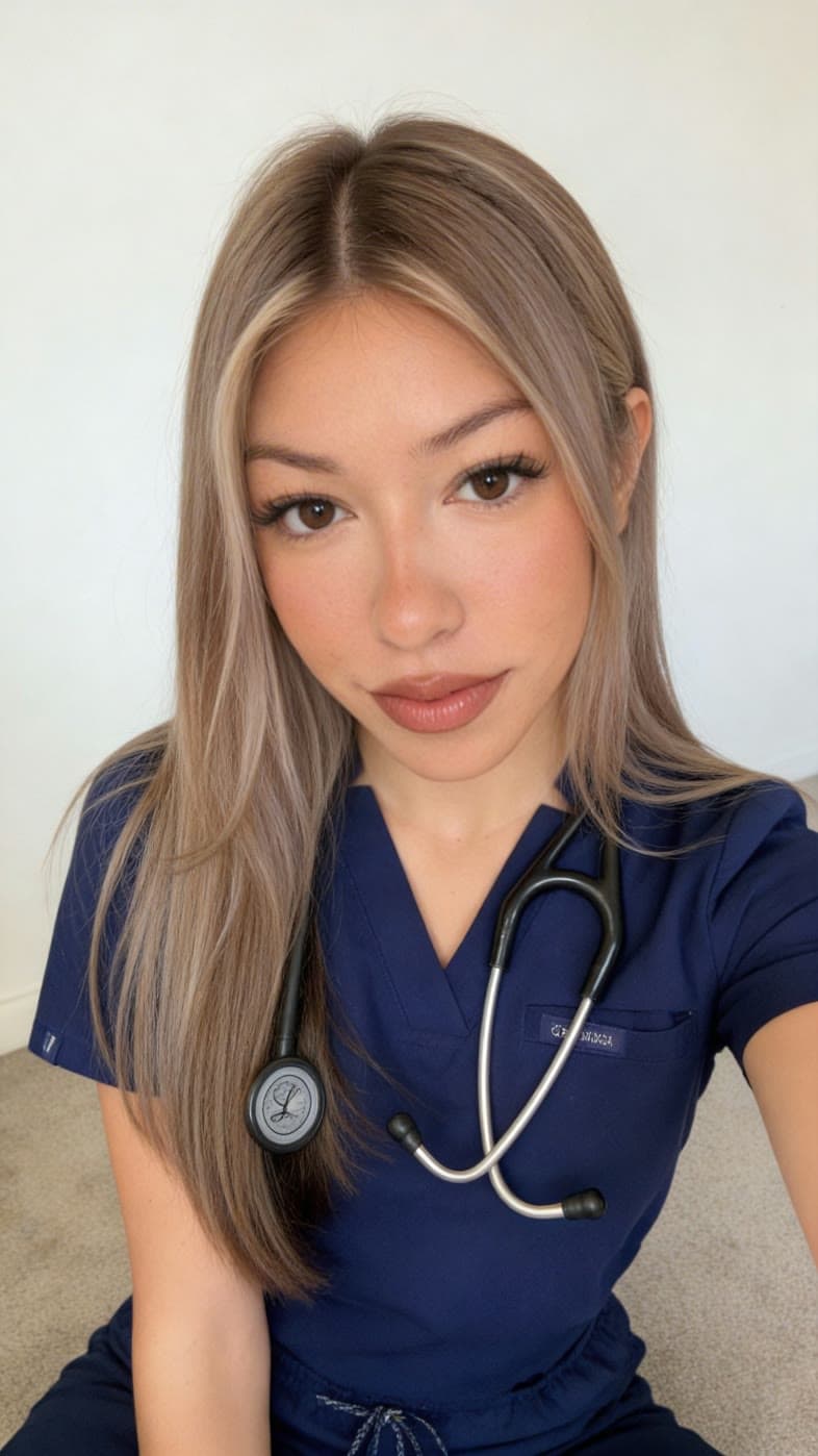 Süße Krankenschwester