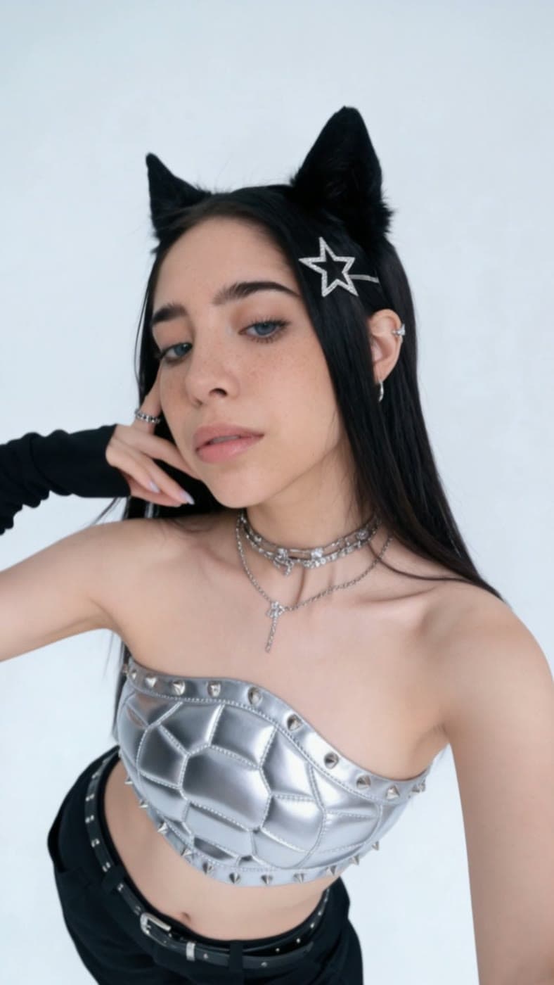 Cosplay – Katzenohren und Silbertop
