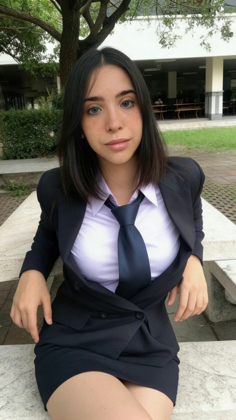 Studentin – Auf dem Campus